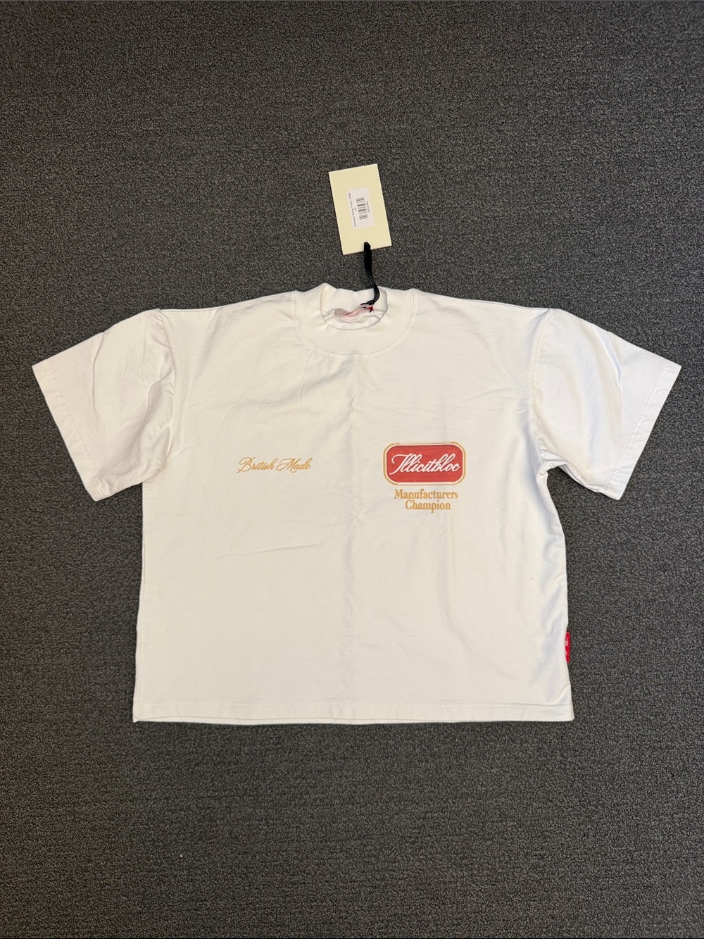 Illicitbloc Champion Stamp T-Shirt in White